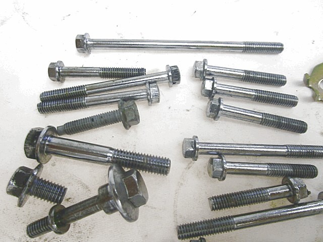 SET BULLONERIA VITI PERNI GENERICO MALAGUTI BLOG 160 BOLTS SCREWS AXLES SET