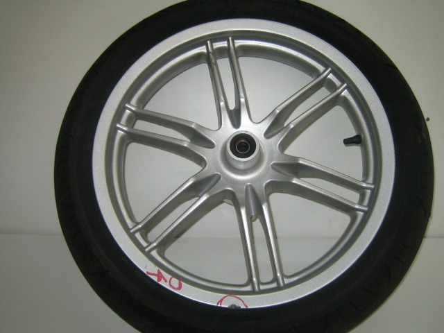 5B2F53380000 YAMAHA X-CITY CERCHIO RUOTA ANTERIORE FRONT WHEEL AMMACCATO GOMMA DA SOSTITUIRE