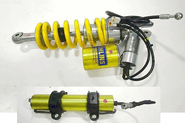 AMMORTIZZATORE POSTERIORE OHLINS TTX ELECTRONICALLY CONTROLLED DUCATI MULTISTRADA 1200 S TOURING 2010 - 2012 36520951A REAR SHOCK ABSORBER