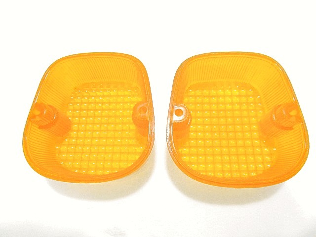 COPPIA PLASTICA VETRO FRECCE PER MOTO 540122 TURN LIGHT GLASS 