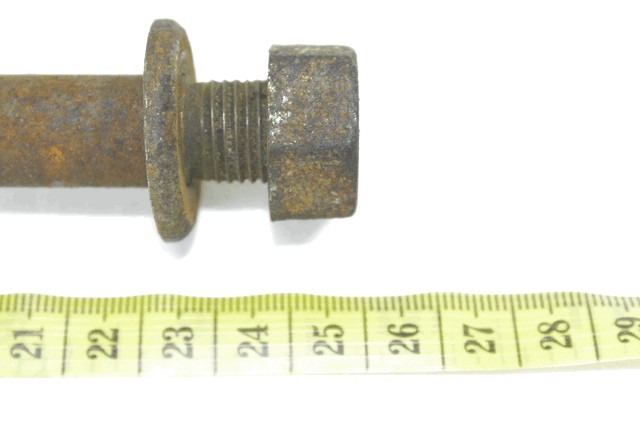 PERNO RUOTA CM 25 PER MOTO D'EPOCA WHEEL AXLE DA RESTAURARE 