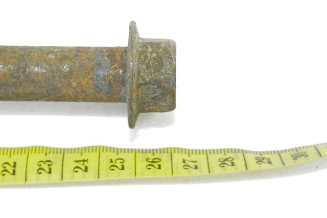 PERNO RUOTA CM 26 PER MOTO D'EPOCA WHEEL AXLE DA RESTAURARE 