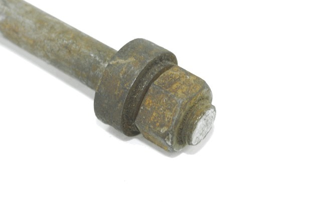 PERNO RUOTA CM 33.5 PER MOTO D'EPOCA WHEEL AXLE DA RESTAURARE 