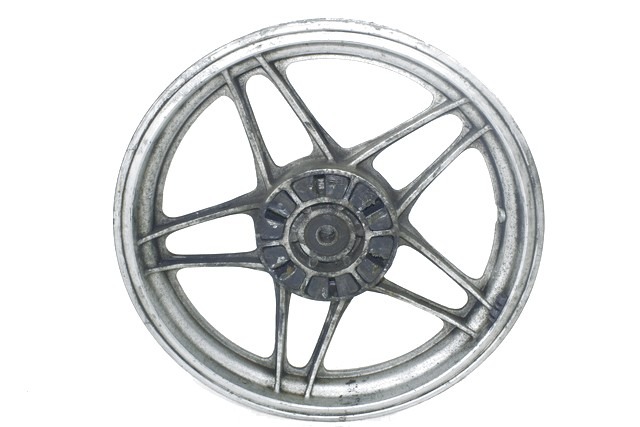 CERCHIO RUOTA POSTERIORE 16X2.50 MOTO GUZZI V 35 C 1983 - 1988 GU23630680 REAR WHEEL DA RESTAURARE