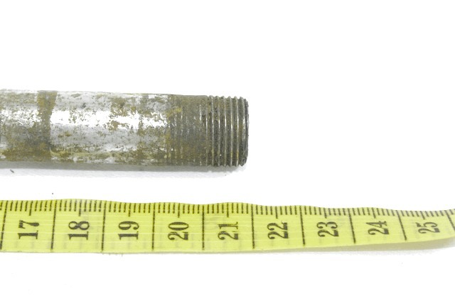 PERNO RUOTA CM 21 PER MOTO D'EPOCA WHEEL AXLE DA RESTAURARE