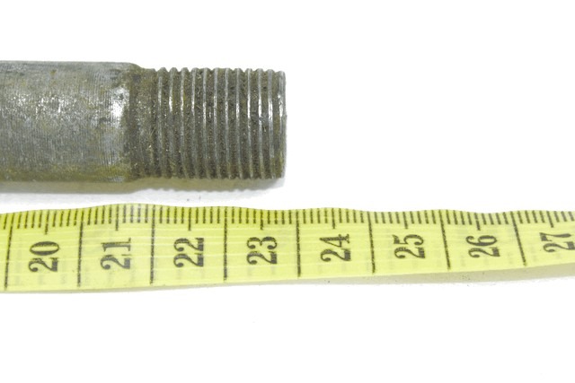 PERNO RUOTA CM 23 PER MOTO D'EPOCA WHEEL AXLE 