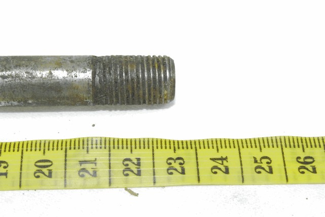 PERNO RUOTA CM 22.5 PER MOTO D'EPOCA WHEEL AXLE 