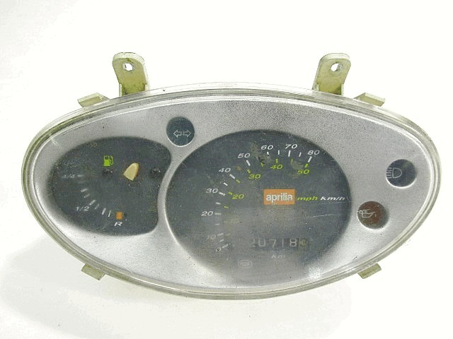 QUADRO STRUMENTAZIONE CONTACHILOMETRI APRILIA SCARABEO 100 4T 1999 - 2002 AP8224353 DASHBOARD SPEEDOMETER LANCETTA DA SOSTITUIRE DA LUCIDARE