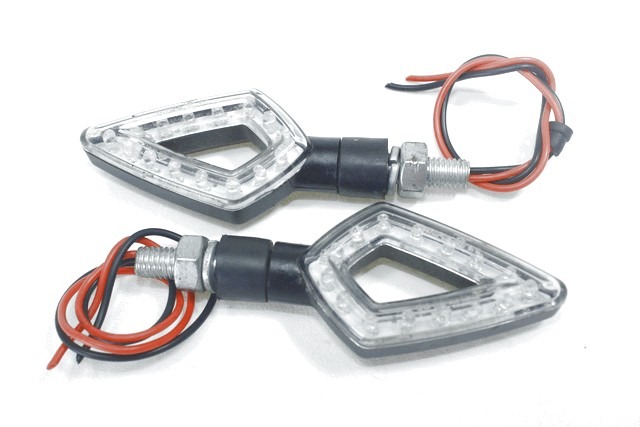 COPPIA FRECCE LED UNIVERSALI FLASHER LIGHTS 