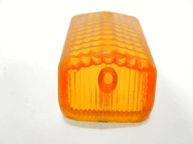 PLASTICA VETRO FRECCA PER MOTO CICLOMOTORE D'EPOCA TURN LIGHT GLASS