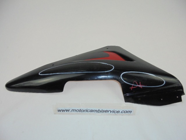 CARENA KAWASAKI Z750 (2004) INFERIORE DESTRA RIGHT LOWER FAIRING STRISCIATA