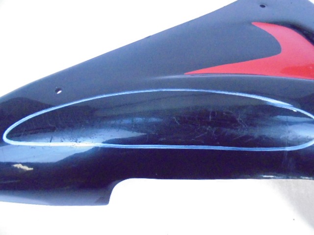 CARENA KAWASAKI Z750 (2004) INFERIORE DESTRA RIGHT LOWER FAIRING STRISCIATA