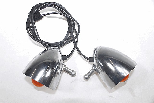 COPPIA FRECCE ANTERIORI HARLEY DAVIDSON SPORTSTER CUSTOM XL 1200C 2011 - 2017 68975-00 FRONT FLASHER LIGHTS