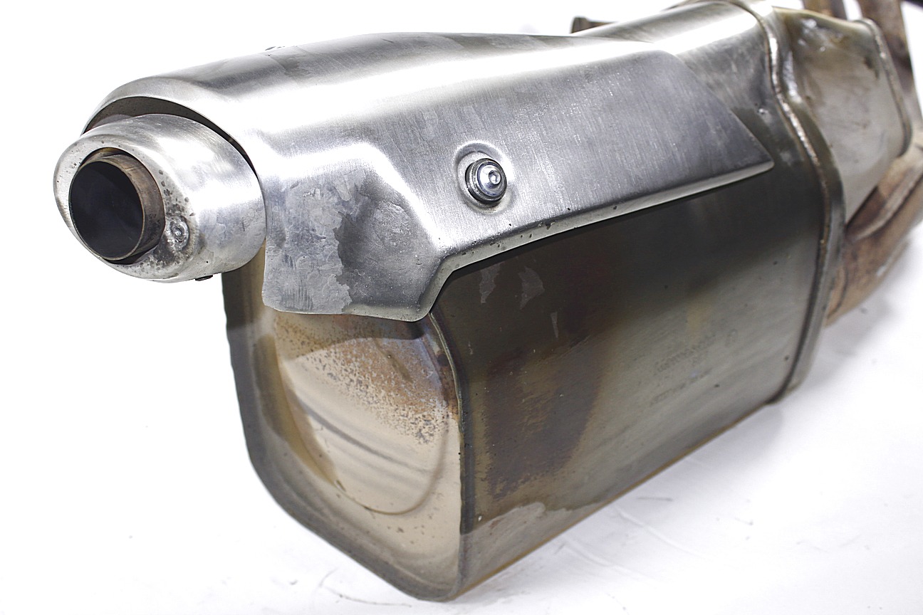 SILENZIATORE DI SCARICO KAWASAKI NINJA 650 ABS 2017 - 2019 490690816 EXHAUST MUFFLER CON AMMACCATURA 