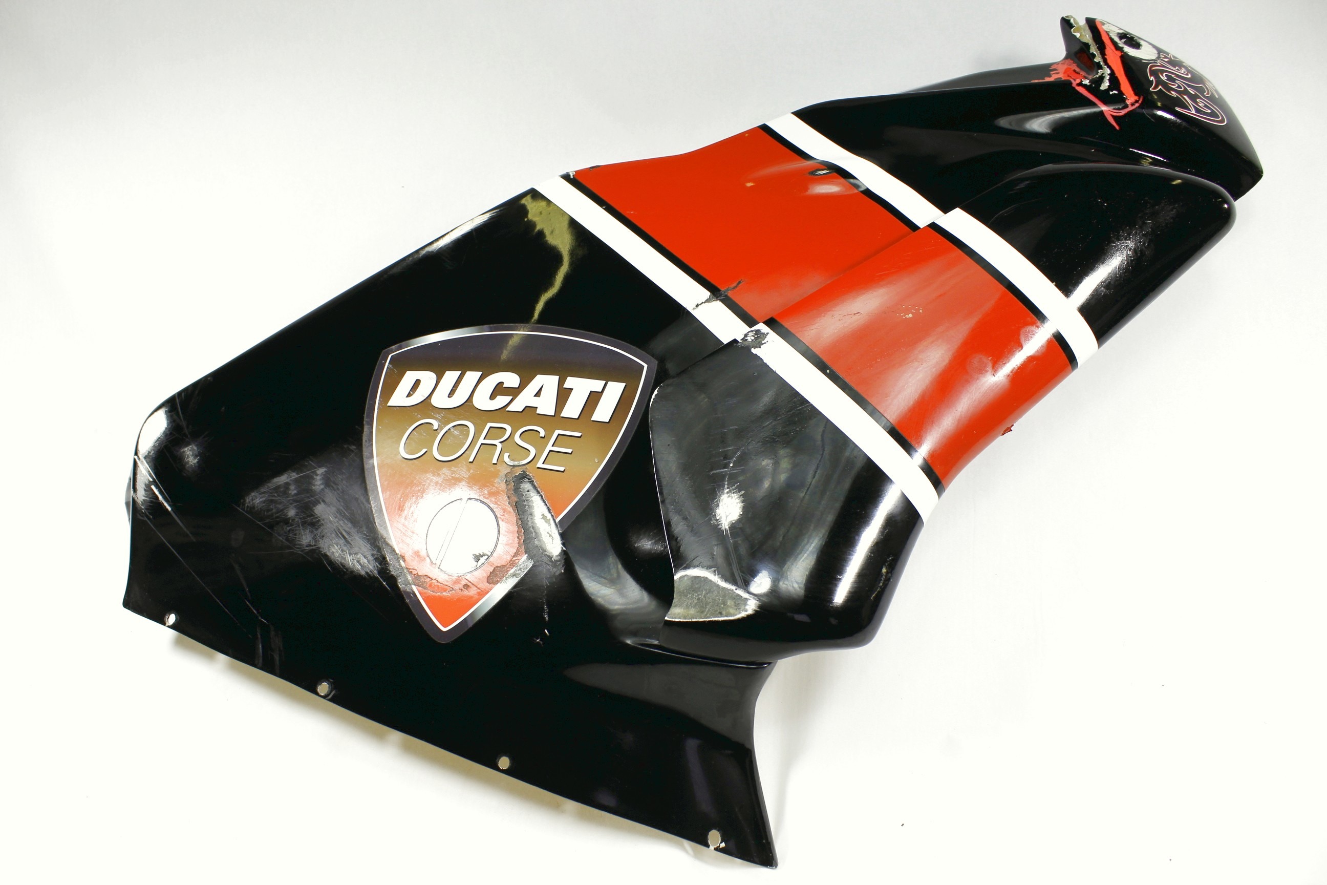 CARENA LATERALE DESTRA NON ORIGINALE DUCATI 749 S 2003 - 2007 48031811C RIGHT SIDE FAIRING DANNEGGIATA