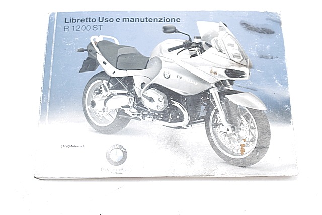 MANUALE USO E MANUTENZIONE BMW R 1200 ST K28 2003 - 2007 01447706684 OWNER'S HANDBOOK