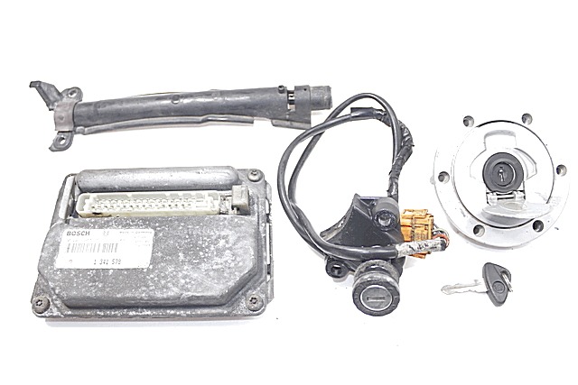 KIT CHIAVE ACCENSIONE BMW R 1100 RS 259 1992 - 2005 13611341578 ECU KEY KIT CHIUSURA SELLA DANNEGGIATA