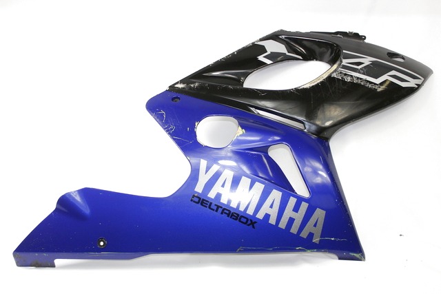 CARENA ANTERIORE DESTRA YAMAHA YZF 600 R THUNDERCAT 1996 - 2004 4TVY283V000X RIGHT SIDE FRONT FAIRING CON GRAFFI PICCOLA CREPA