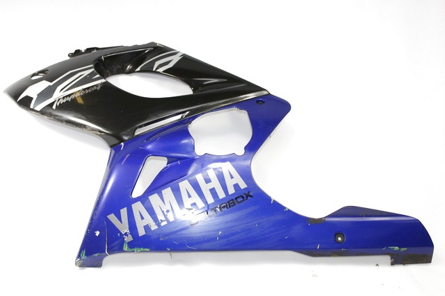 CARENA ANTERIORE SINISTRA YAMAHA YZF 600 R THUNDERCAT 1996 - 2004 4TVY283U000X LEFT SIDE FRONT FAIRING CON GRAFFI PICCOLA CREPA