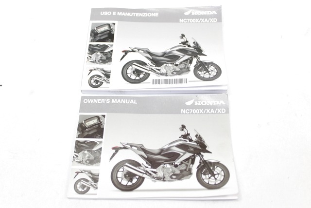 MANUALI USO E MANUTENZIONE HONDA NC 700 X 2012 - 2013 OWNER'S MNANUALS