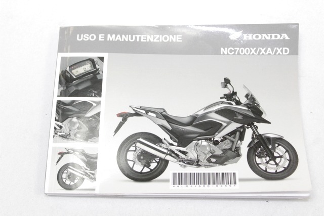 MANUALI USO E MANUTENZIONE HONDA NC 700 X 2012 - 2013 OWNER'S MNANUALS