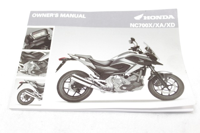 MANUALI USO E MANUTENZIONE HONDA NC 700 X 2012 - 2013 OWNER'S MNANUALS