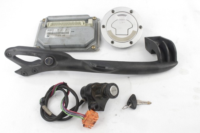 BMW K 1200 RS 46512332713 13617673166 TELAIO CON DOCUMENTI E KIT CHIAVE ACCENSIONE K41 00 - 05 FRAME WITH ECU KEY KIT