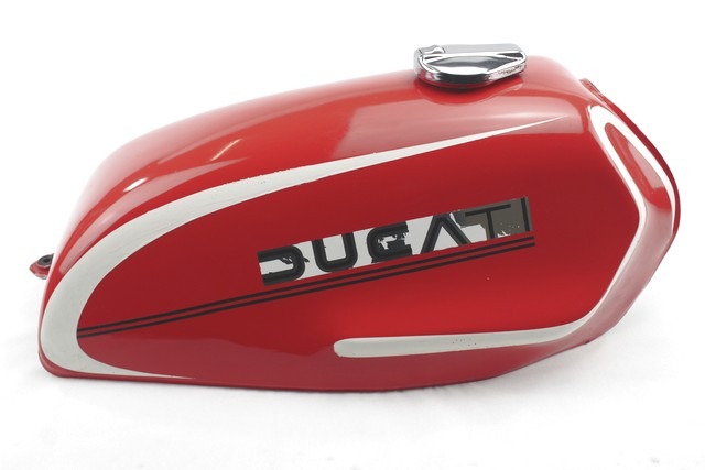 DUCATI SPORT 500 DESMO SERBATOIO CARBURANTE 76 - 84 FUEL TANK LEGGERI SEGNI DI USURA