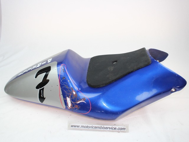 CARENA POSTERIORE YAMAHA YZFR6 RJ03 (2003-2004) 5SLY217100P0 REAR FAIRING  IN VETRORESINA STRISCIATA