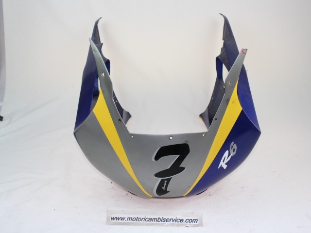 CARENA ANTERIORE YAMAHA YZFR6 RJ03 (2003-2004) 5SLY283G60P4 5SLY283VA0P2 5SLY283UC0P3 FRONT FAIRING  IN VETRORESINA DA SISTEMARE