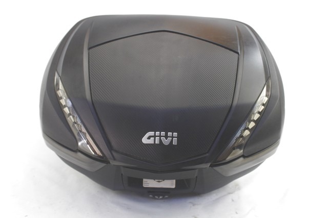 BAULETTO TOP CASE GIVI V47NN TECH MONOKEY SYSTEM REAR BOX LEGGERI GRAFFI SENZA CHIAVI CILINDRETTO DA SOSTITUIRE