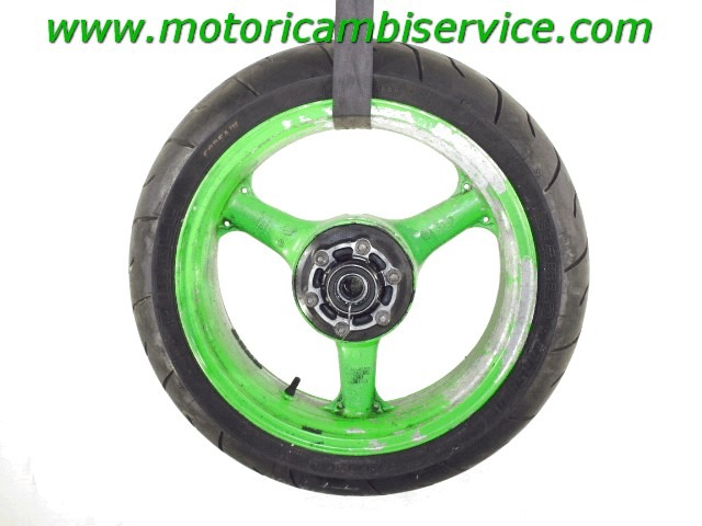 CERCHIO RUOTA POSTERIORE KAWASAKI NINJA 600 ZX-6R 1995 - 2002 410731659CJ REAR WHEEL DA RIVERNICIARE PNEUATICO DA SOSTITUIRE 