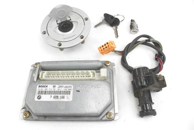 BMW K 1200 RS 46512332713 13617673166 TELAIO CON DOCUMENTI E KIT CHAVI ACCENSIONE K41 00 - 05 FRAME WITH ECU KEYS KIT