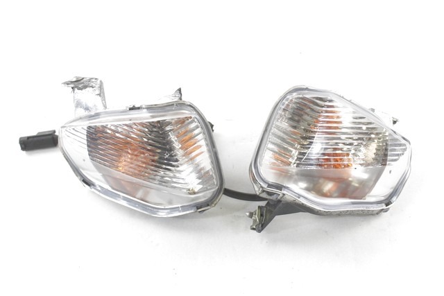 BMW C 600 SPORT 63137725099 63137725100 COPPIA FRECCE ANTERIORI DANNEGGIATE K18 11 - 15 FRONT FLASHERS DAMAGED