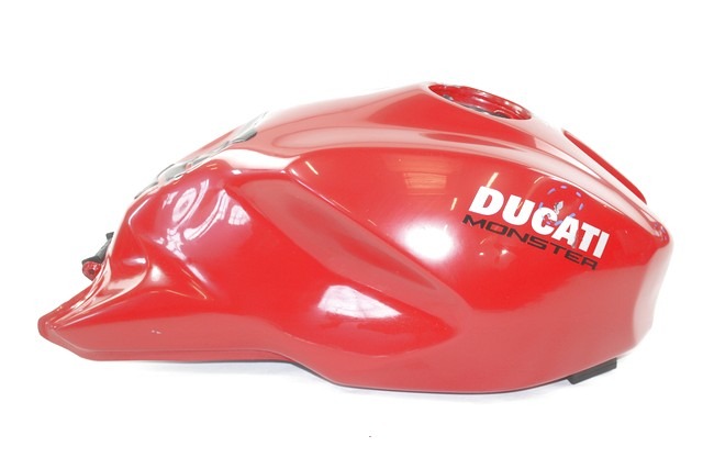 DUCATI MONSTER 797 58612571A SERBATOIO BENZINA 17 - 18 FUEL TANK CON GRAFFI E AMMACCATURE