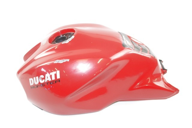 DUCATI MONSTER 797 58612571A SERBATOIO BENZINA 17 - 18 FUEL TANK CON GRAFFI E AMMACCATURE