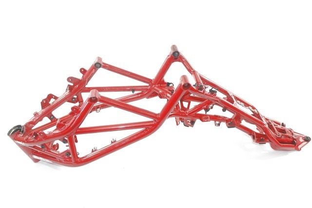 DUCATI MONSTER 797 47018031CA TELAIO CON DOCUMENTI 17 - 18 FRAME WITH DOCUMENTS DANNEGGIATO STORTO 