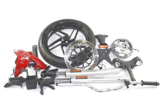 DUCATI MONSTER 797 SET PARTI DANNEGGIATE INCIDENTATE 17 - 18 CRASHED PARTS