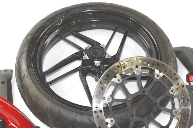 DUCATI MONSTER 797 SET PARTI DANNEGGIATE INCIDENTATE 17 - 18 CRASHED PARTS