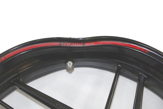 DUCATI MULTISTRADA 1200 50121631AT CERCHIO RUOTA ANTERIORE 17X.350 13 - 14 FRONT WHEEL STORTO CON AMMACCATURE