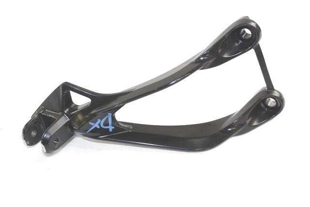 KAWASAKI NINJA ZX-6R 350630145W9 STAFFA PEDANA POSTERIORE DESTRA 07 - 08 REAR RIGHT FOOTREST HOLDER PICCOLI GRAFFI