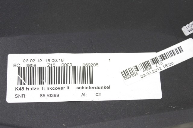 BMW K 1600 GT 46638526865 CARENA SERBATOIO SINISTRA SUPERIORE K48 10 - 16 LEFT TANK UPPER FAIRNG 46637727445
