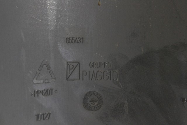 PIAGGIO MP3 300 HPE 655431 PARAFANGO PARASPRUZZI POSTERIORE DAL 2019 REAR SPLASHGUARD