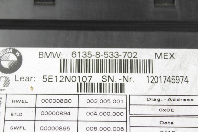 BMW K 1600 GTL 61358533702 CENTRALINA NAVIGATORE SATELLITARE K48 10 - 16 SATELLITE GPS BASE MODULE