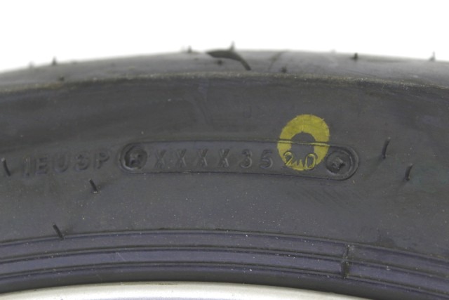 SUZUKI GSF 400 BANDIT 6411110D00 CERCHIO RUOTA POSTERIORE 17X4.00 91 - 97 REAR WHEEL PNEUMATICO 100% BULLONE DA RIMUOVERE