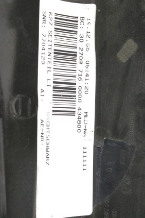 BMW R 1200 R 46637697194 CARENA CENTRALE SINISTRA K27 05 - 10 LEFT SIDE TRIM PANEL 46637697198