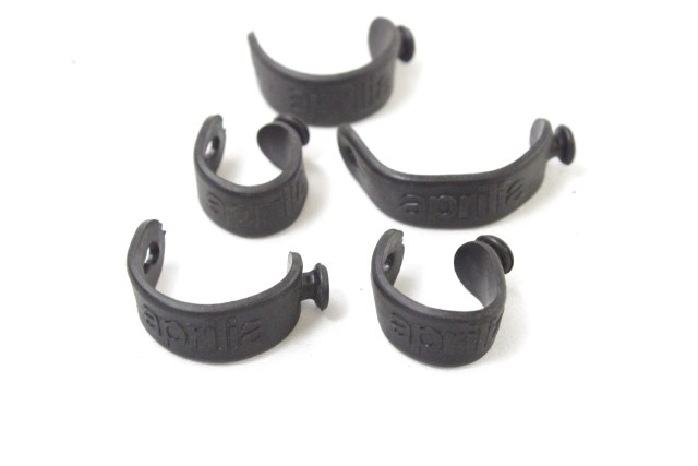 APRILIA TUONO 125 SET FASCETTE GOMMA 17 - 20 RUBBER CLAMPS