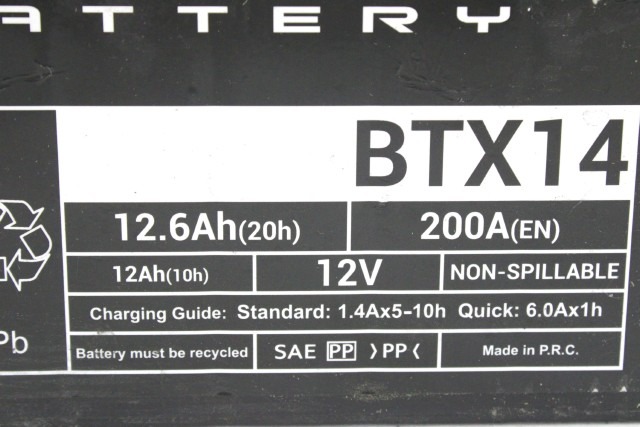 BATTERIA SLA BS BATTERY BTX14 12V 12AH 200A