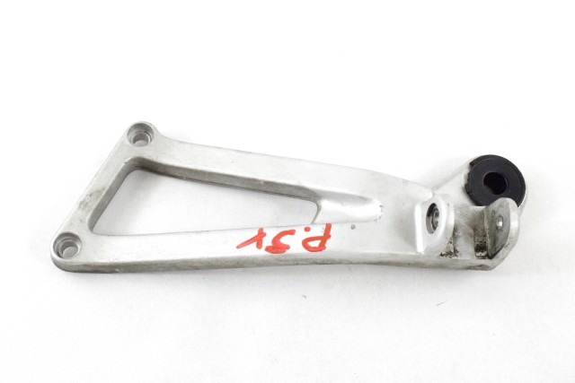 DUCATI 750 SPORT IE 82410461A STAFFA PEDANA POSTERIORE SINISTRA 01 - 02 REAR LEFT FOOTREST HOLDER GOMMA DANNEGGIATA