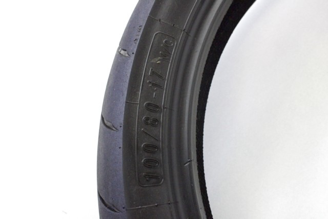 PNEUMATICO ANTERIORE MITAS MC50 100/80 - 17 M/C ANNO 2019 TYRE 75%